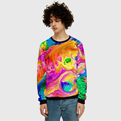 Свитшот мужской TIE DYE, цвет: 3D-черный — фото 2