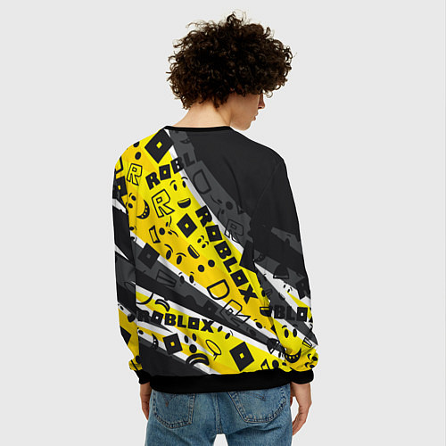 Мужской свитшот Roblox / 3D-Черный – фото 4