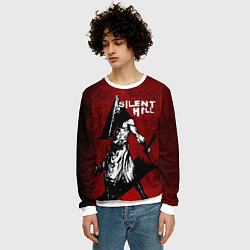 Свитшот мужской SILENT HILL, цвет: 3D-белый — фото 2