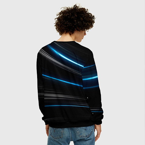 Мужской свитшот BMW / 3D-Черный – фото 4