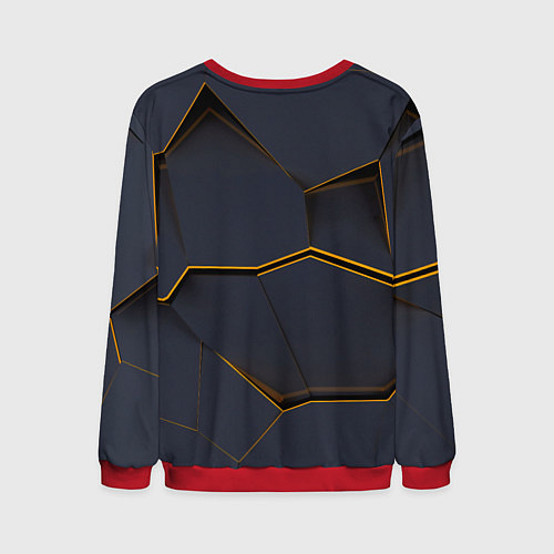 Мужской свитшот Lamborghini / 3D-Красный – фото 2