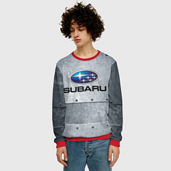 Свитшот мужской SUBARU, цвет: 3D-красный — фото 2