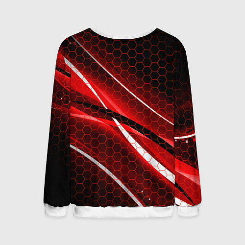 Мужской свитшот РОССИЯ / 3D-Белый – фото 2