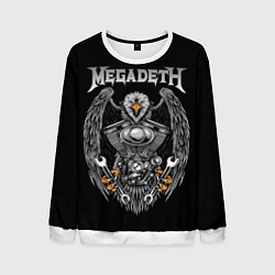 Свитшот мужской Megadeth, цвет: 3D-белый