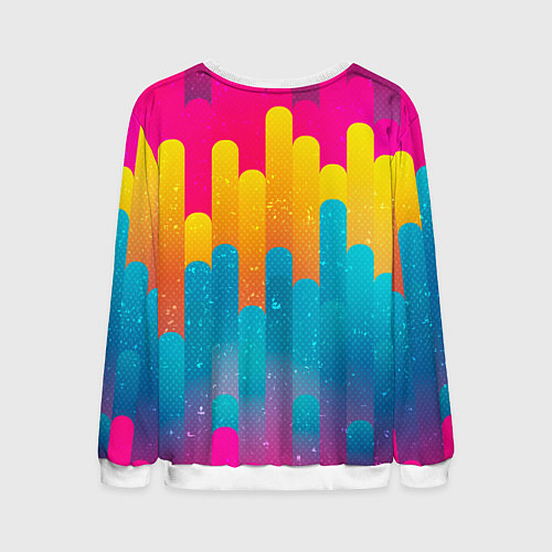 Мужской свитшот Милый корги / 3D-Белый – фото 2