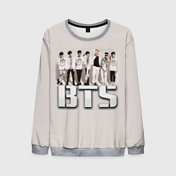 Свитшот мужской BTS, цвет: 3D-меланж