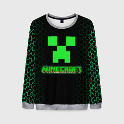 Свитшот мужской Minecraft, цвет: 3D-меланж
