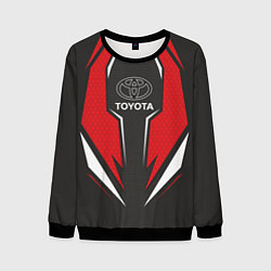 Свитшот мужской Toyota Driver team Red, цвет: 3D-черный