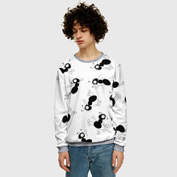 Свитшот мужской Муравьи, цвет: 3D-меланж — фото 2