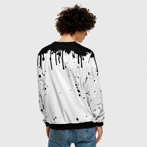 Мужской свитшот AHEGAO / 3D-Черный – фото 4