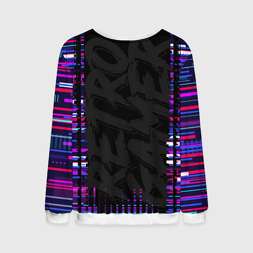 Мужской свитшот RETROGAMER3D47 / 3D-Белый – фото 2