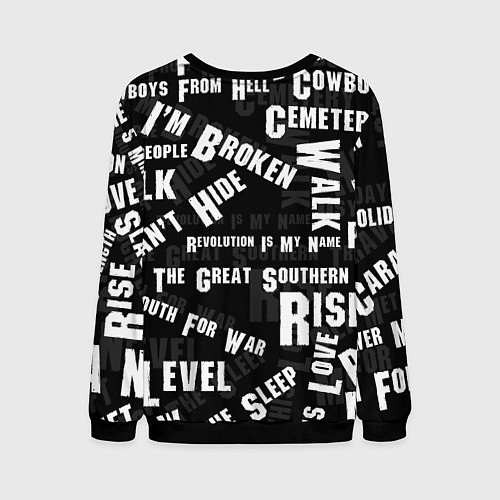 Мужской свитшот PANTERA / 3D-Черный – фото 2