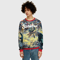 Свитшот мужской Sabaton, цвет: 3D-красный — фото 2