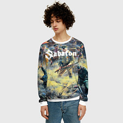 Свитшот мужской Sabaton, цвет: 3D-белый — фото 2