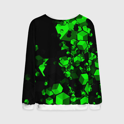 Мужской свитшот MINECRAFT / 3D-Белый – фото 2