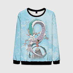 Свитшот мужской Унесённые призраками, цвет: 3D-черный