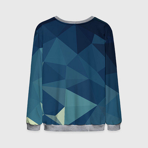 Мужской свитшот DARK BLUE / 3D-Меланж – фото 2