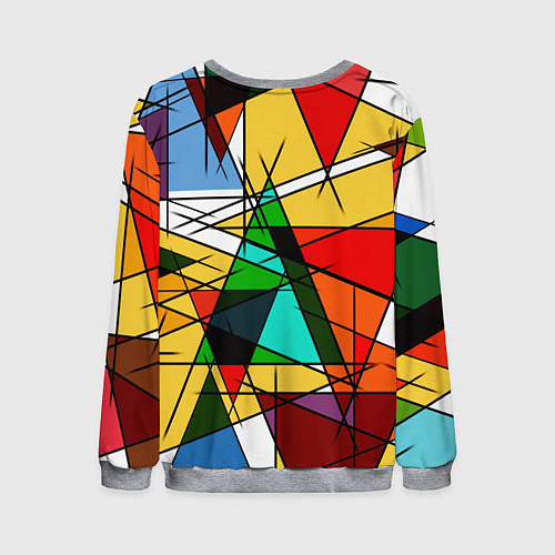 Мужской свитшот ПИКАССО / 3D-Меланж – фото 2