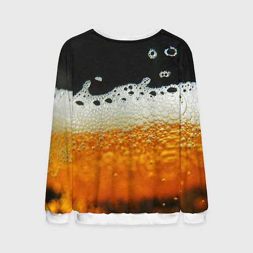 Мужской свитшот ТЕМНОЕ ПИВО / 3D-Белый – фото 2