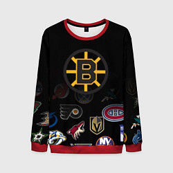 Свитшот мужской NHL Boston Bruins Z, цвет: 3D-красный
