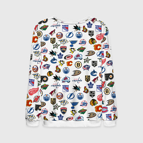 Мужской свитшот NHL PATTERN Z / 3D-Белый – фото 2