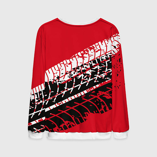 Мужской свитшот JAWA / 3D-Белый – фото 2