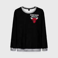 Свитшот мужской CHICAGO BULLS, цвет: 3D-меланж