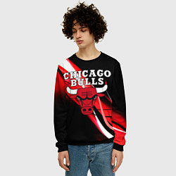 Свитшот мужской CHICAGO BULLS, цвет: 3D-черный — фото 2