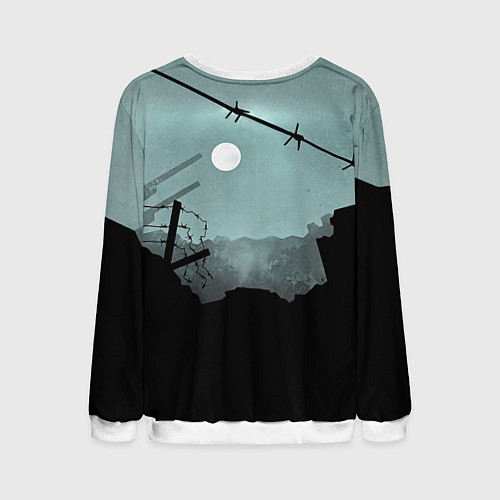 Мужской свитшот The saga of Tanya the evil / 3D-Белый – фото 2