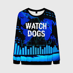 Свитшот мужской Watch Dogs, цвет: 3D-черный