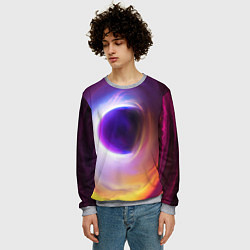 Свитшот мужской ЧЁРНАЯ ДЫРА, цвет: 3D-меланж — фото 2