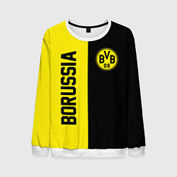 Свитшот мужской BORUSSIA, цвет: 3D-белый