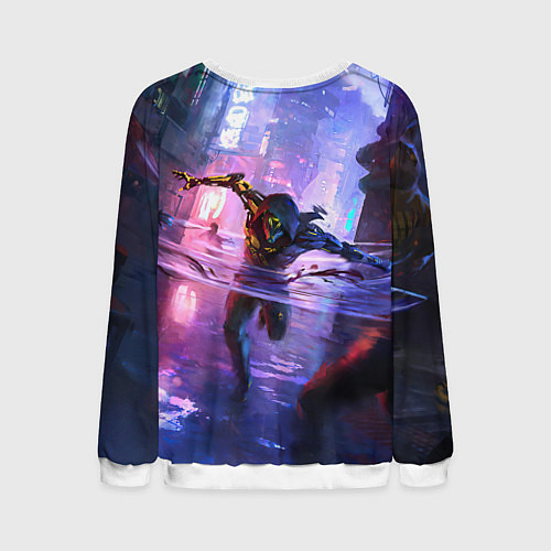 Мужской свитшот Ghostrunner / 3D-Белый – фото 2