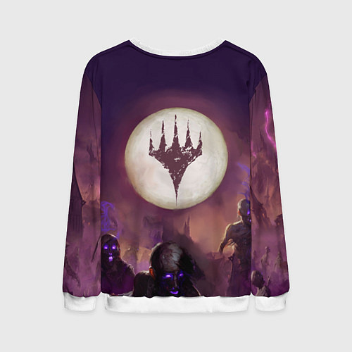 Мужской свитшот Eldritch Moon / 3D-Белый – фото 2