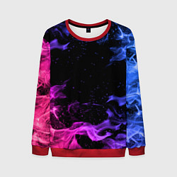 Свитшот мужской ОГОНЬ НЕОН, цвет: 3D-красный