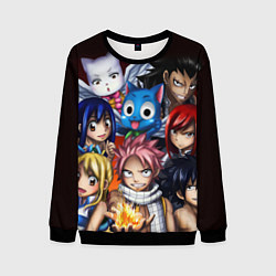Свитшот мужской FAIRY TAIL ХВОСТ ФЕИ, цвет: 3D-черный