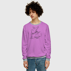 Свитшот мужской Lil peep, цвет: 3D-меланж — фото 2
