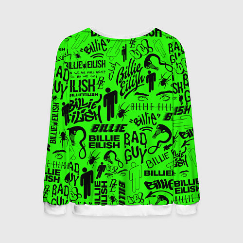 Мужской свитшот BILLIE EILISH БИЛЛИ АЙЛИШ / 3D-Белый – фото 2