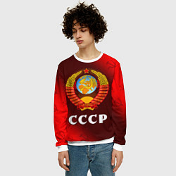 Свитшот мужской СССР USSR, цвет: 3D-белый — фото 2