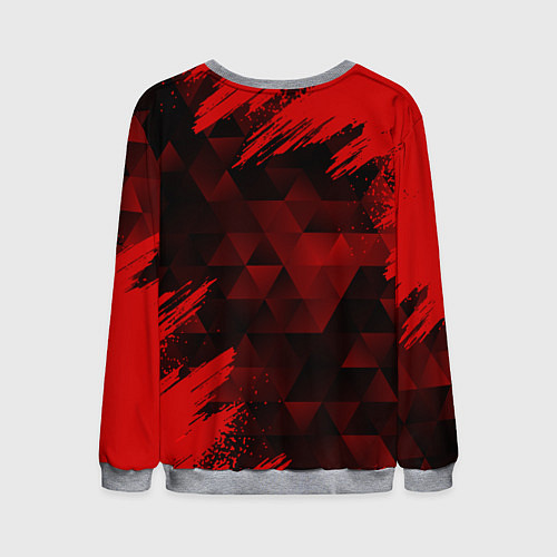 Мужской свитшот PORSCHE / 3D-Меланж – фото 2