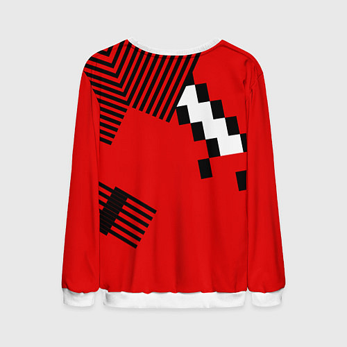 Мужской свитшот Форма сборной по футболу 1991 / 3D-Белый – фото 2