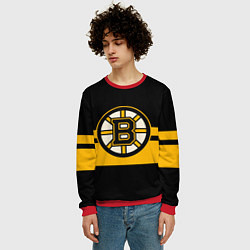 Свитшот мужской BOSTON BRUINS NHL, цвет: 3D-красный — фото 2