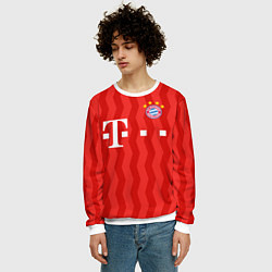 Свитшот мужской FC Bayern Munchen униформа, цвет: 3D-белый — фото 2