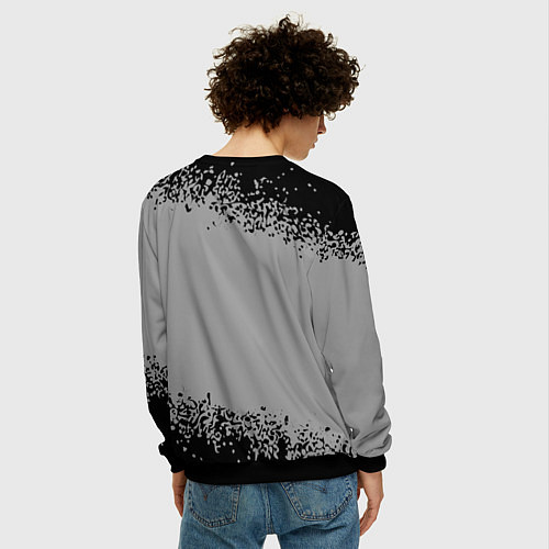 Мужской свитшот AUDI АУДИ / 3D-Черный – фото 4