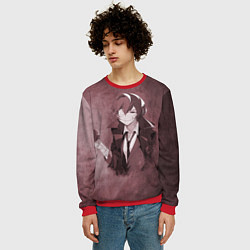 Свитшот мужской Дазай, цвет: 3D-красный — фото 2