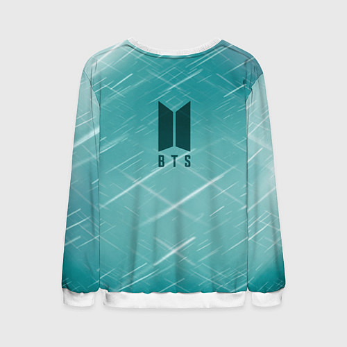 Мужской свитшот BTS / 3D-Белый – фото 2