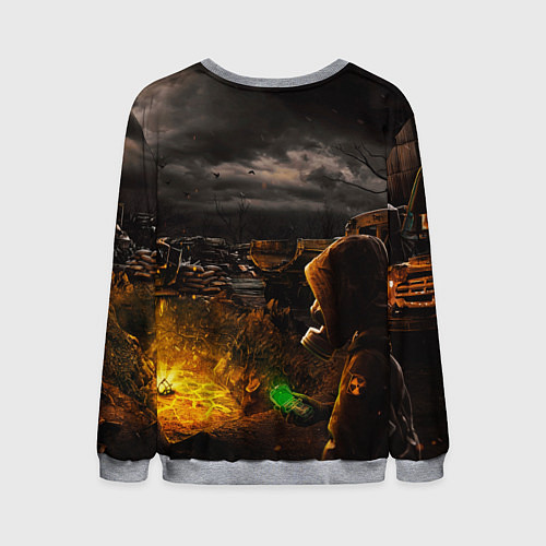 Мужской свитшот Stalker 2 / 3D-Меланж – фото 2