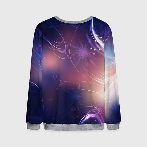 Мужской свитшот Абстракция / 3D-Меланж – фото 2