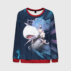 Свитшот мужской Re: Zero Жизнь с нуля, цвет: 3D-красный