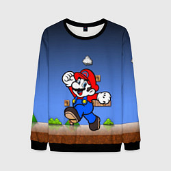 Свитшот мужской Mario, цвет: 3D-черный